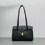 Celine Soft 16 Bag Black Grained Calfskin