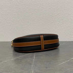 Celine Medium Strap Ava Bag Black Brown Calfskin 281811