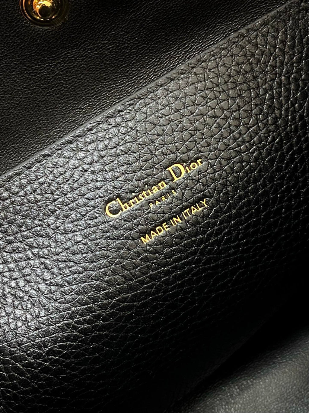 Dior Signature Bucket Bag Black Calfskin 333341