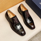 CD Derby Shoe Black Mix Brown Patent Leather 638974
