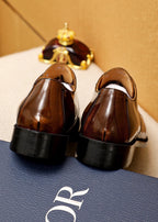 CD Derby Shoe Brown Patent Leather 638975