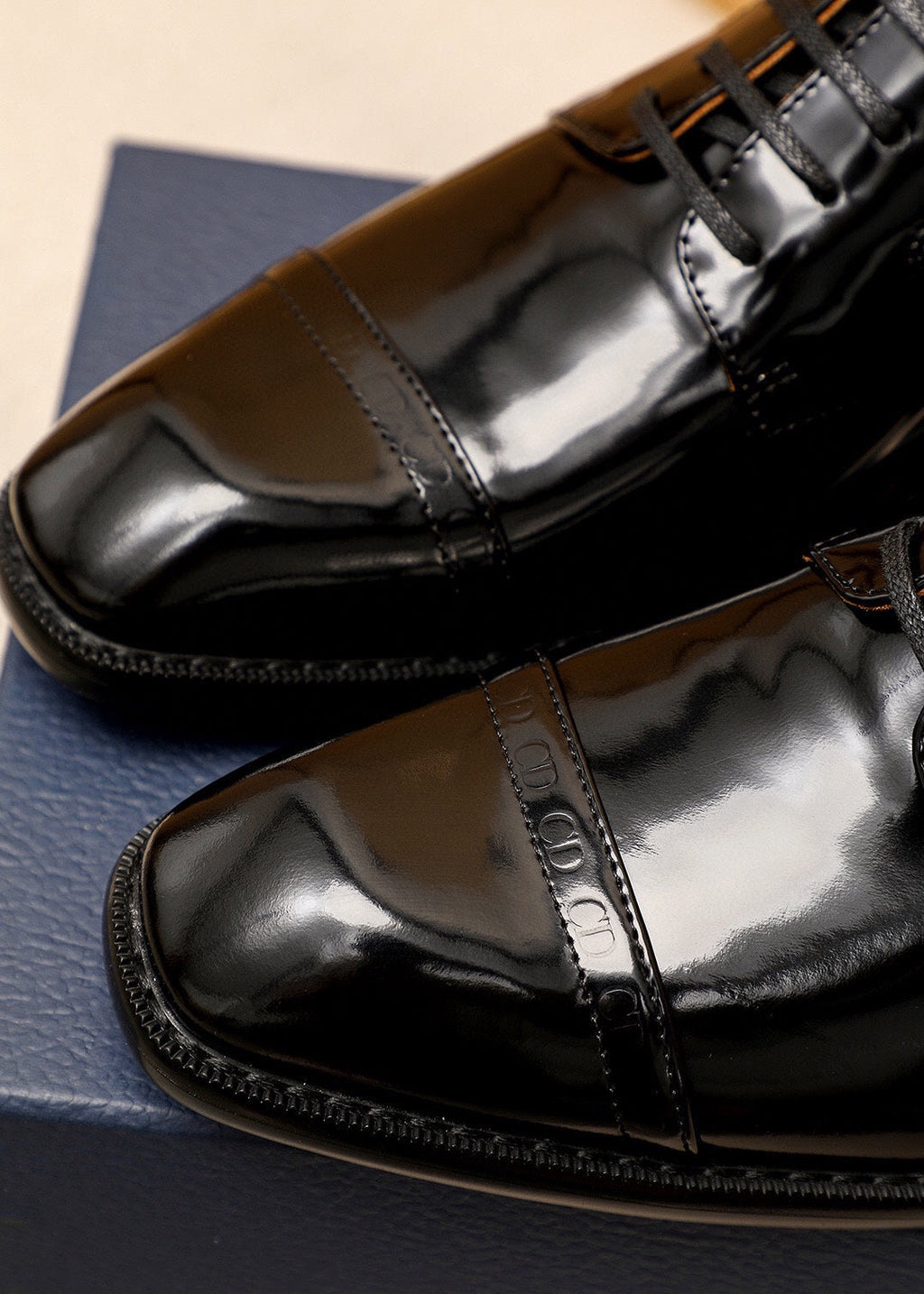 CD Derby Shoe Black Patent Leather 638976