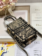 CD Apricot Tiger Mini Book Tote 13.5 cm 336428