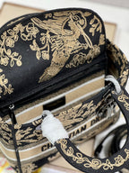 CD Black Phoenix 24 Lady Dior Bag Canvas 336712
