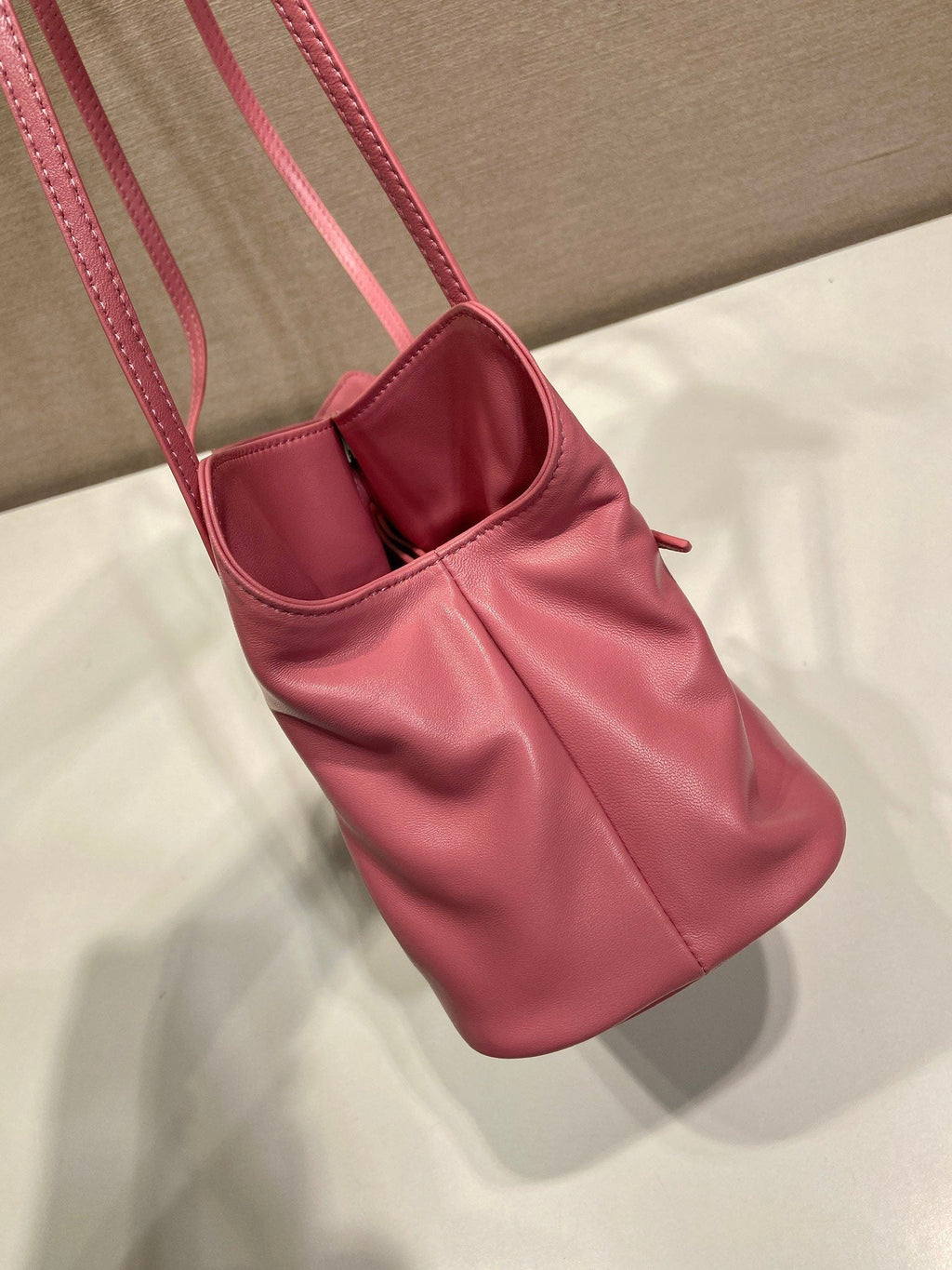 Prada Small Dada 25cm Pink Nappa Leather