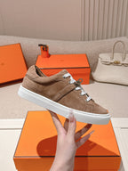 HM Day Sneakers Coffee Brown Suede 577516
