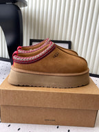 UGG TAZZ Slippers Tan Suede And Wool 514147