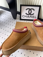 UGG TAZZ Slippers Tan Suede And Wool 514147