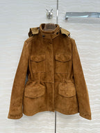 LP 25 Jacket Camel Suede Lambskin 314086