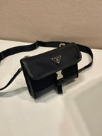 Prada 2026 Smartphone Case 18cm Black Re-Nylon
