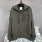Chanel 2025 Knit Sweater Dark Gray Cashmere