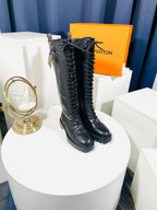 LVDistrict Ranger High Boot 45mm Black Cowhide