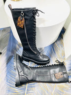 LVDistrict Ranger High Boot 45mm Black Cowhide