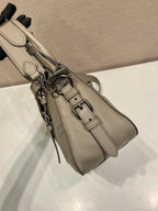 Prada Large Tote Bag 35cm Taupe Leather