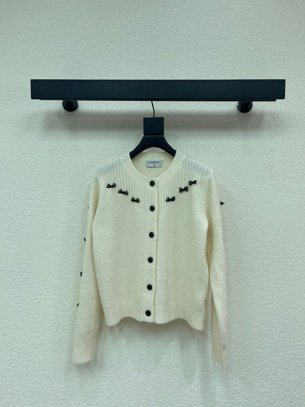 CC 26 Wool Cardigan With Small Bow 331297