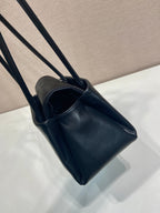 Prada Passage Medium Bag 28cm Black Leather Re-Nylon