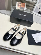 CC 26s Ballet Flat Black Glossy Sheepskin 684824