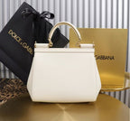 DB Sicily Bag White Dauphine Calfskin