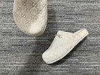 Horsebit Mule Beige Suede