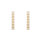 ICE CUBE PINK GOLD EARRINGS