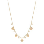 ROSE VENTS 5 MOTIF NECKLACE