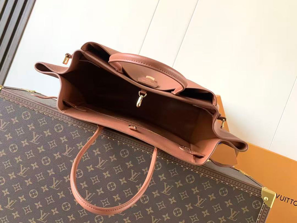 LV Vendome MM Brown Calfskin