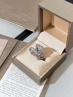 Serpenti White Crystal Ring 354697