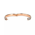 ATLAS X PINK GOLD DIAMOND PAVED BRACELET