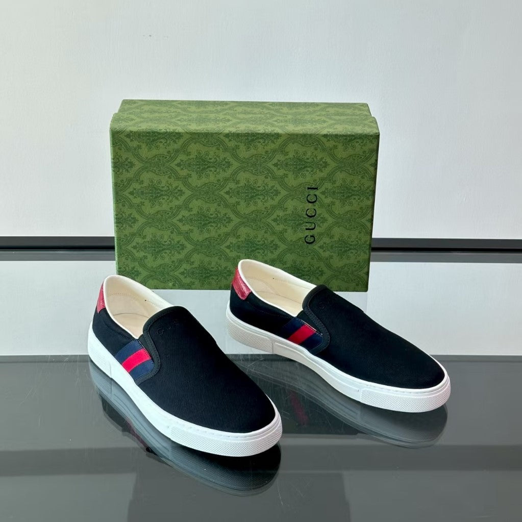 GG Men's Ace slip-on Sneaker Logo Embroidery