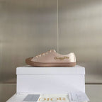 Dior Lucky Sneaker Nude Satin GHW