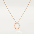 LOVE NECKLACE 16MM 3 DIAMONDS