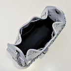 CC Cruise 25/26 Mini Handbag Sliver Caviar Leather