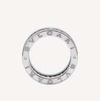 ZERO 1 WITH PAVED DIAMONDS ON THE SPIRAL RING