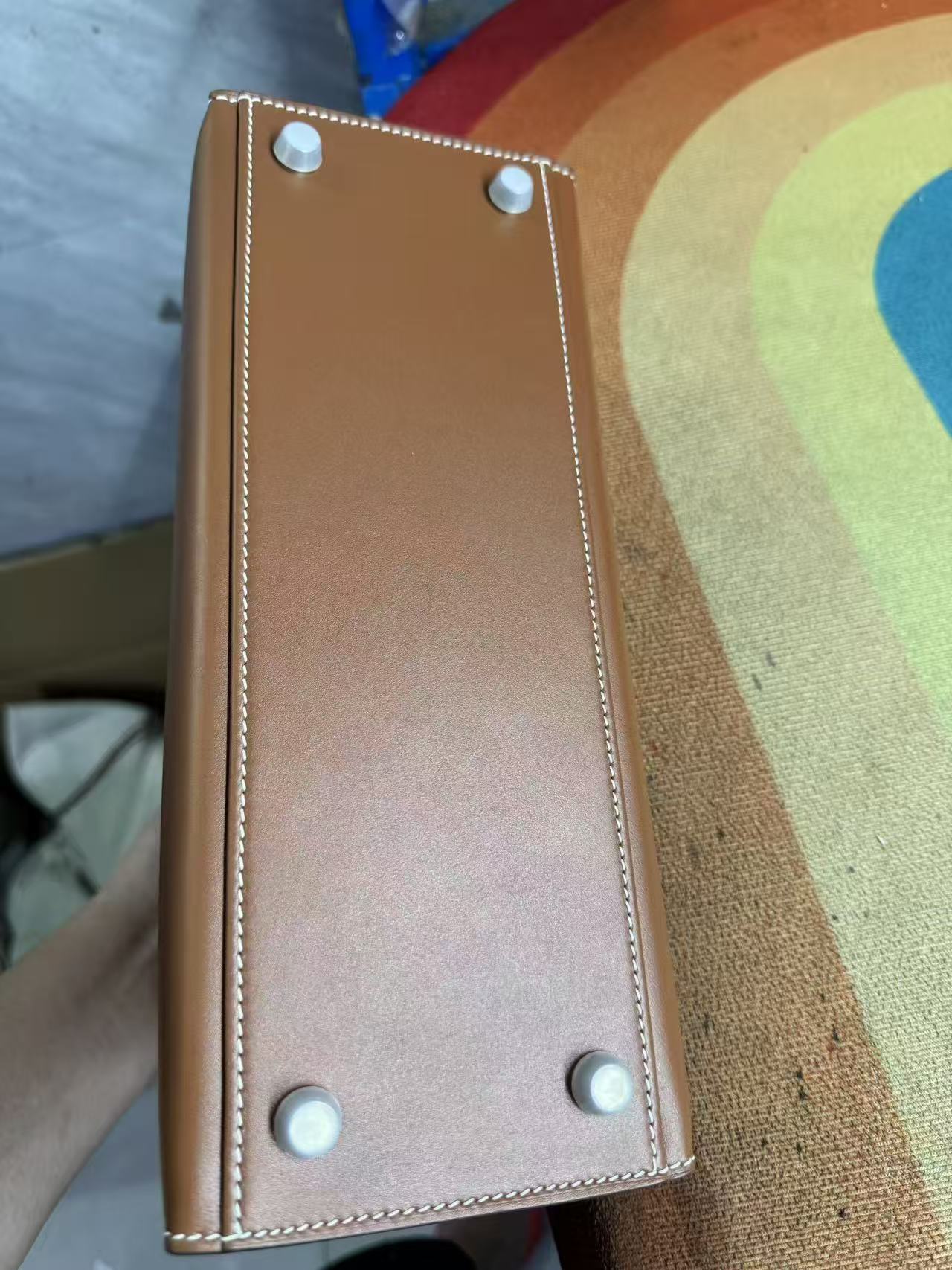 HM Birkin 25cm Brown Calfskin Sliver Hardware