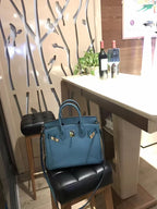 HM Birkin Bag 25cm Stale Blue Togo Leather SHW