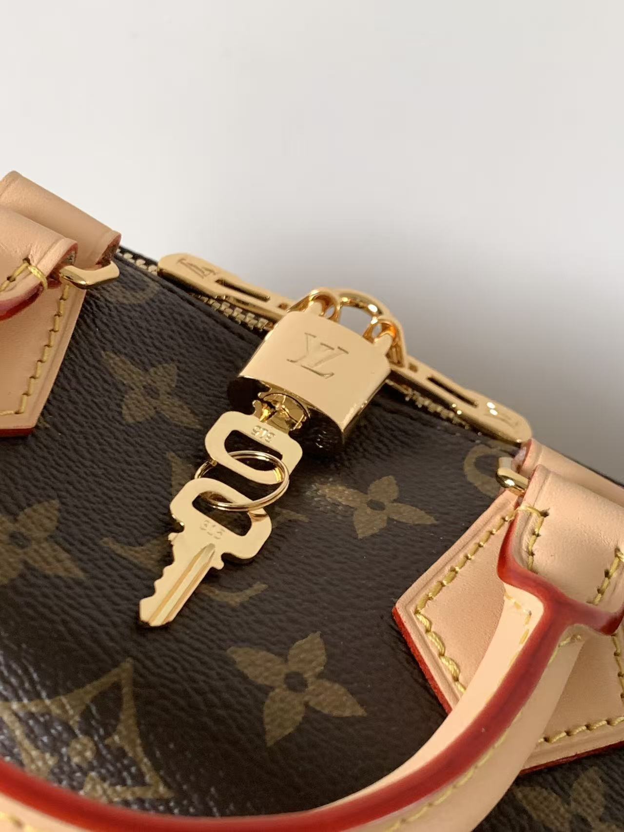 LV Speedy Bandoulière 20cm Brown Monogram Canvas GHW