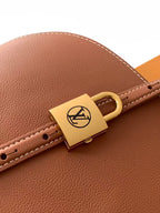 LV Low Key Duffle Tote Brown Calfskin