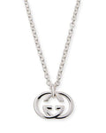 GG PEDANT SILVER NECKLACE