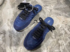 PRA 26S Mule Sneaker Dark Blue Suede Canvas