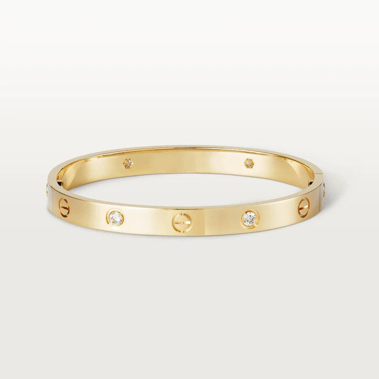 LOVE BRACELET 6.1MM 4 DIAMONDS 18k