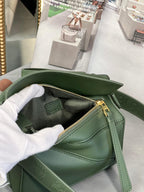 MINI PUZZLE 18CM BOTTLE GREEN CALFSKIN