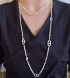 SEIKO FARANDOLE SILVER 15 MOTIF NECKLACE