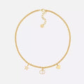 CD PEARL STAR HEART GOLD DIAMOND NECKLACE