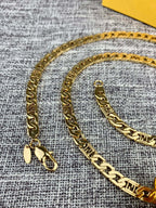 FOREVER FF GOLD NECKLACE