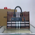 medium freya tote bag 40cm dark brown