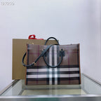 medium freya tote bag 40cm dark brown