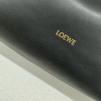 Loew Medium Flamenco Bag 30cm Black Lambskin