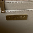 cc large backpack 31cm gold patent calfskin gold hardware