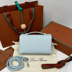 Extra Pocket L19 Light Sky Blue Cowhide Shw