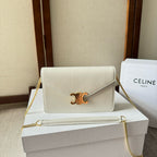 Cuir Triomphe Woc 19.5cm white calfskin ghw